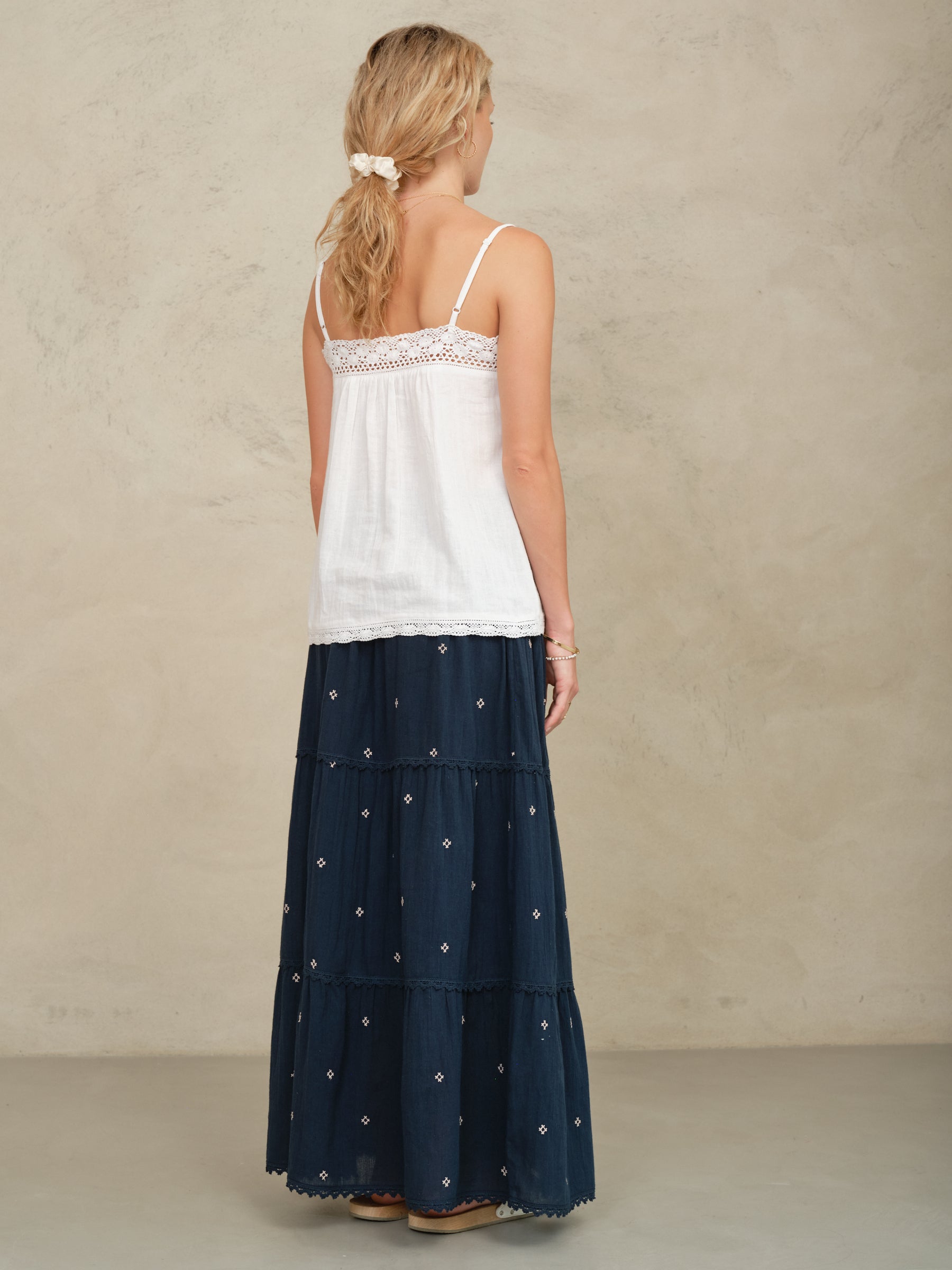 Mabe Lucca Maxi Skirt at Romi Boutique