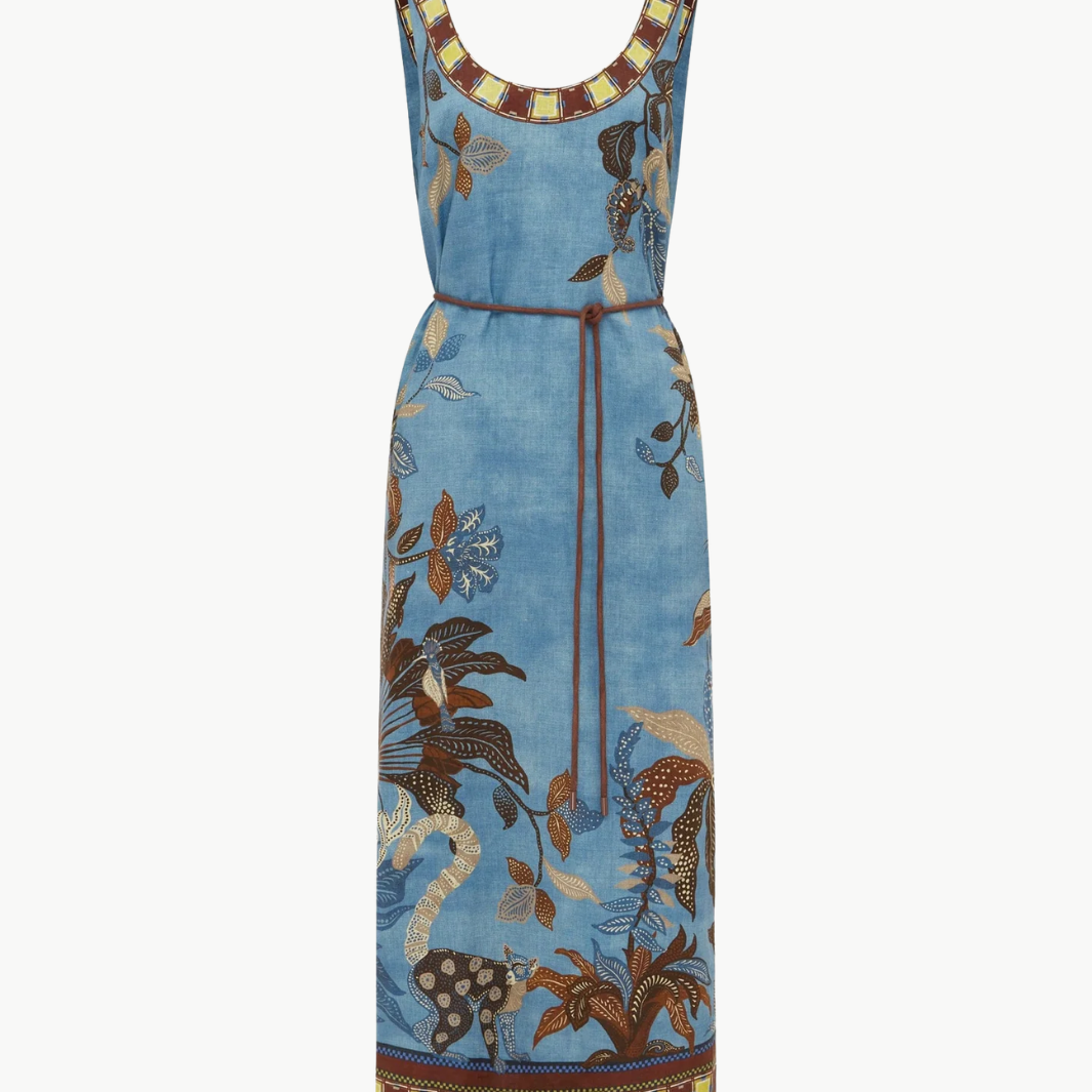 ALEMAIS GEORGIE SLEEVELESS MIDI DRESS at Romi Boutique