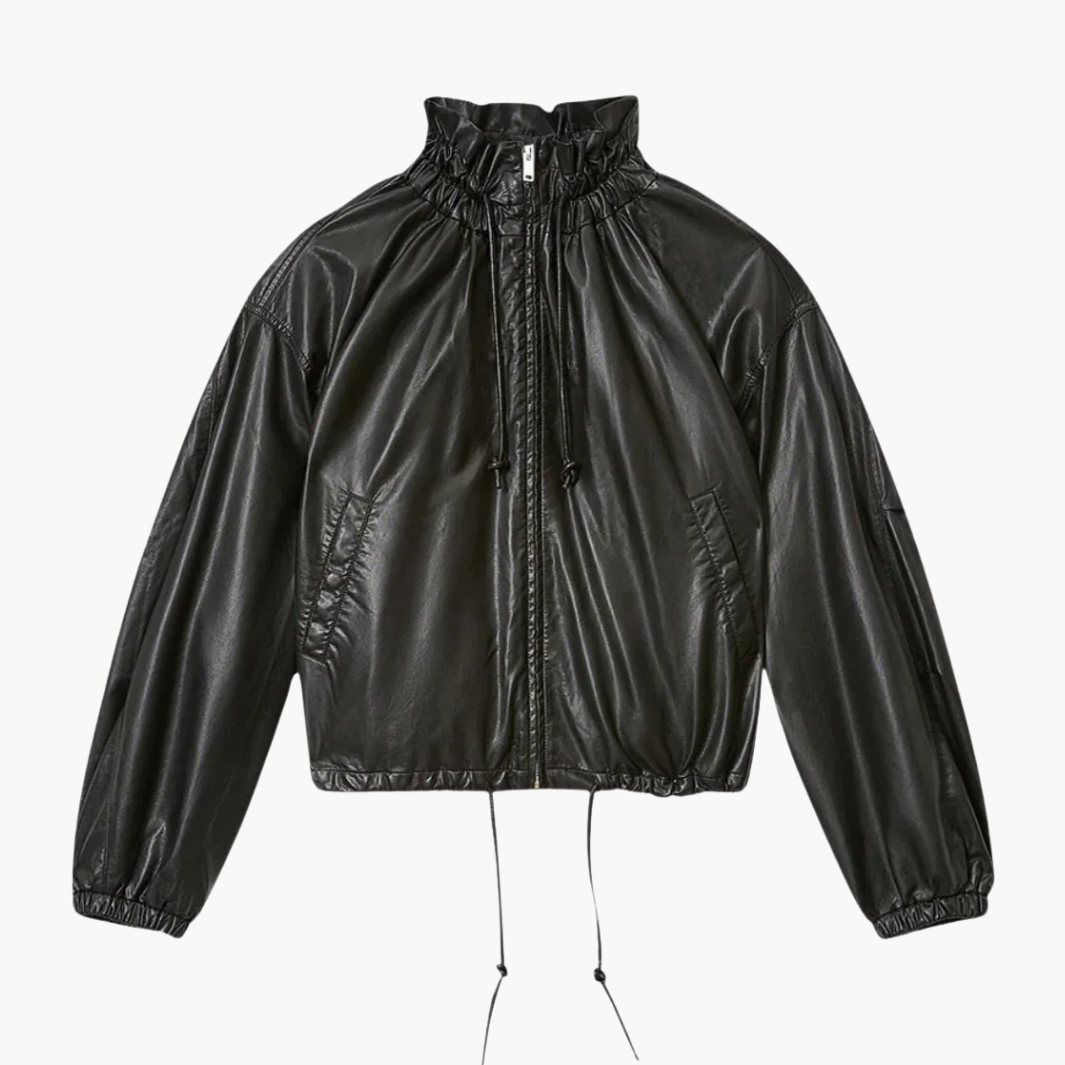 Isabel Marant NEELA LEATHER JACKET at Romi Boutique