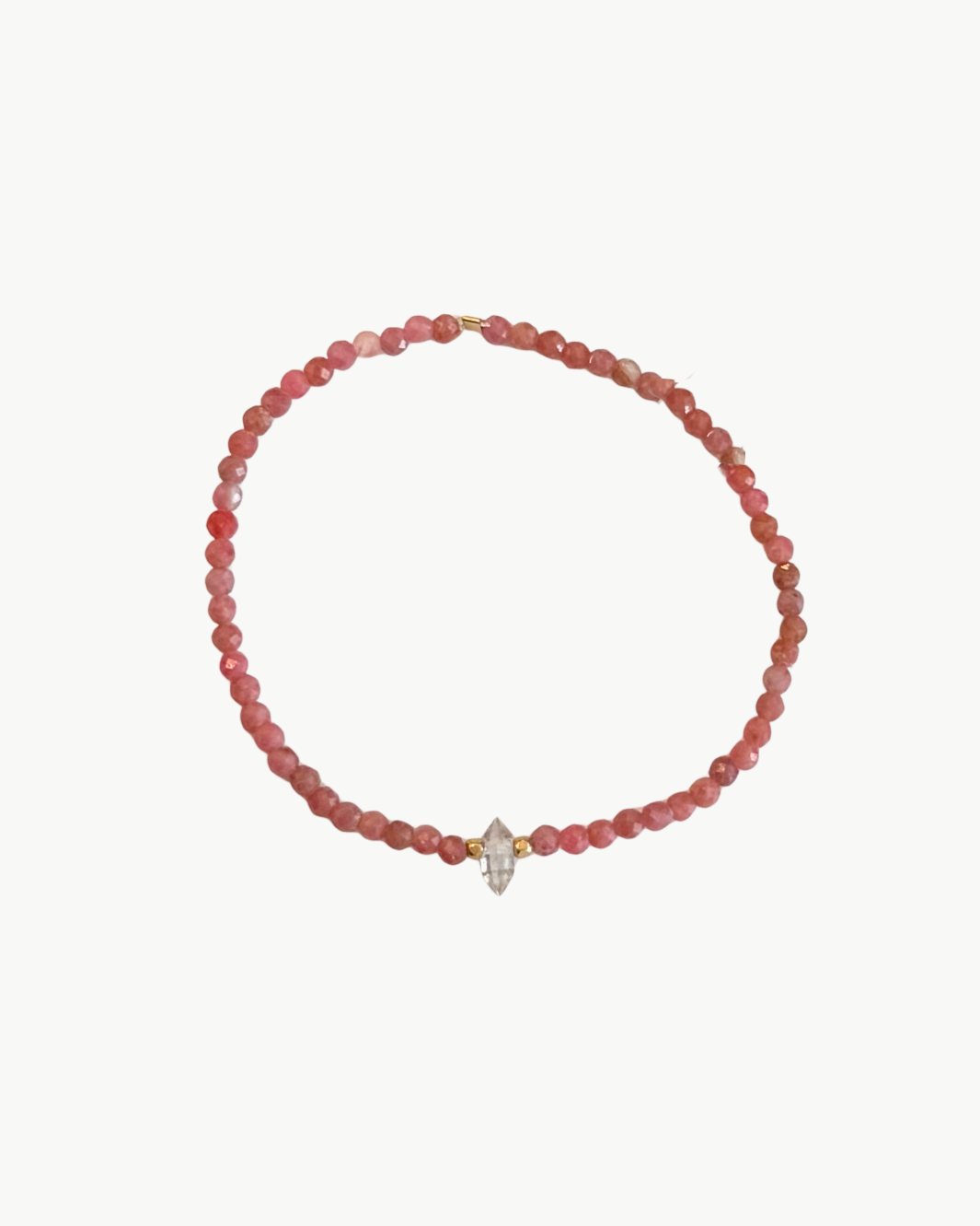BEADED BRACELET IN BLUSH - Romi Boutique