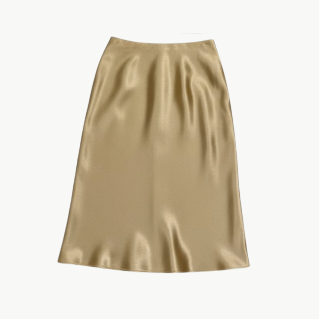Brazeau Tricot Silk Lady Skirt at Romi Boutique