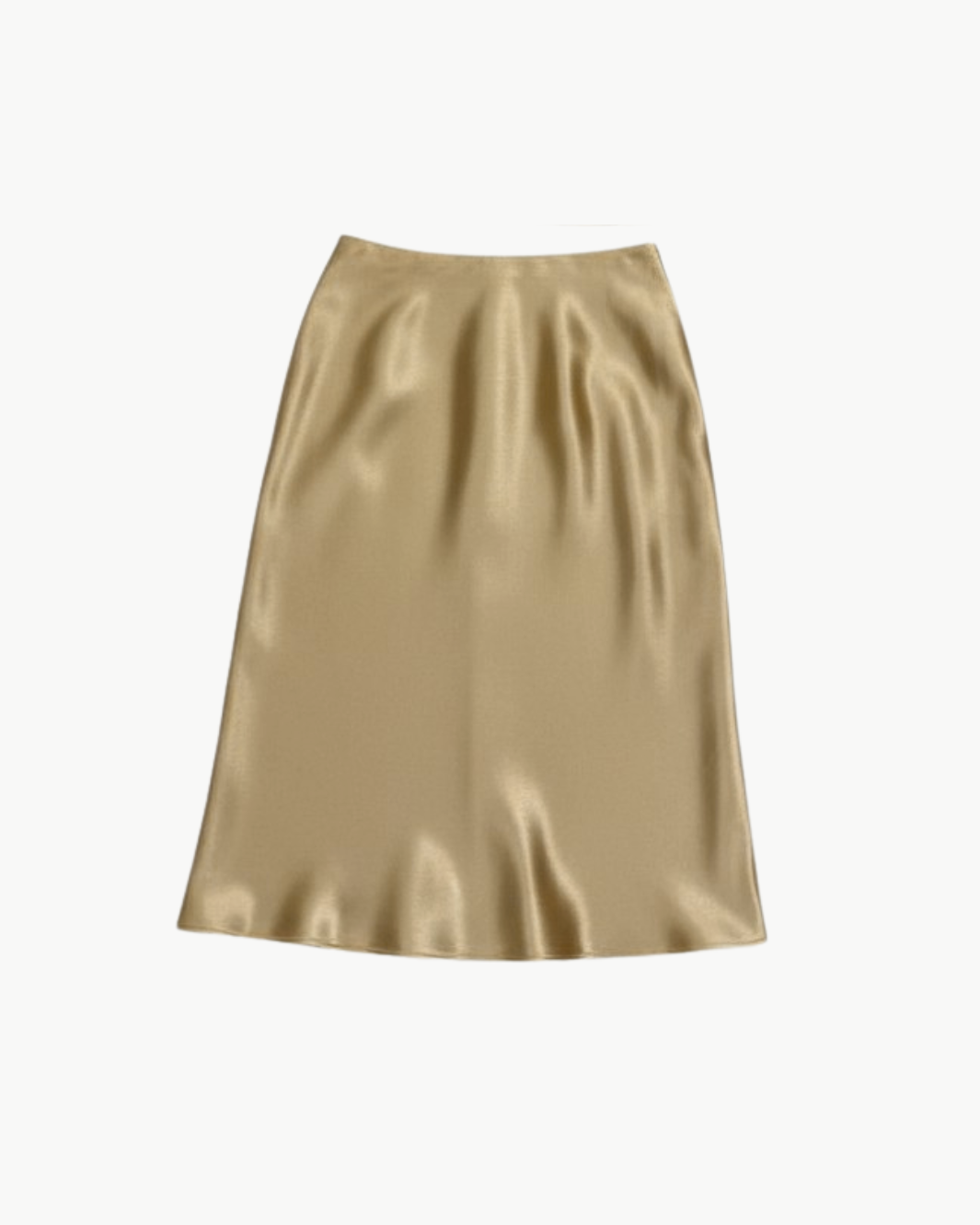 SILK LADY SKIRT IN CARAMEL - Romi Boutique