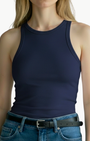 Nili Lotan Jennifer Rib Tank at Romi Boutique