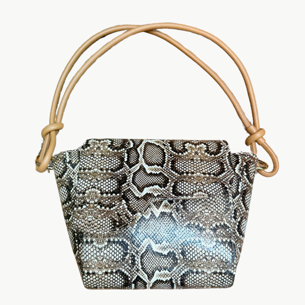 Chie Mihara BONKA IN SNAKESKIN at Romi Boutique