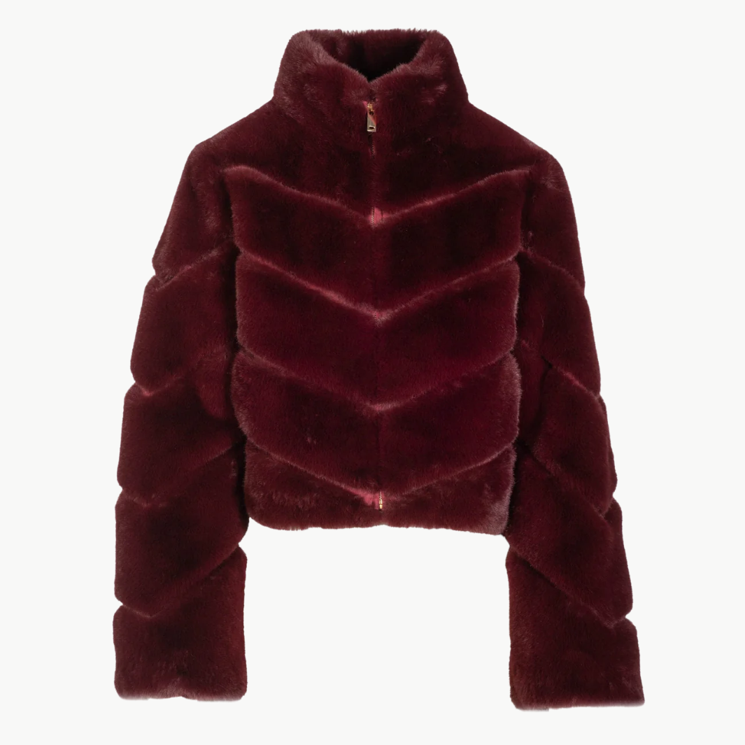 Generation Love BRIANNA FAUX FUR JACKET at Romi Boutique
