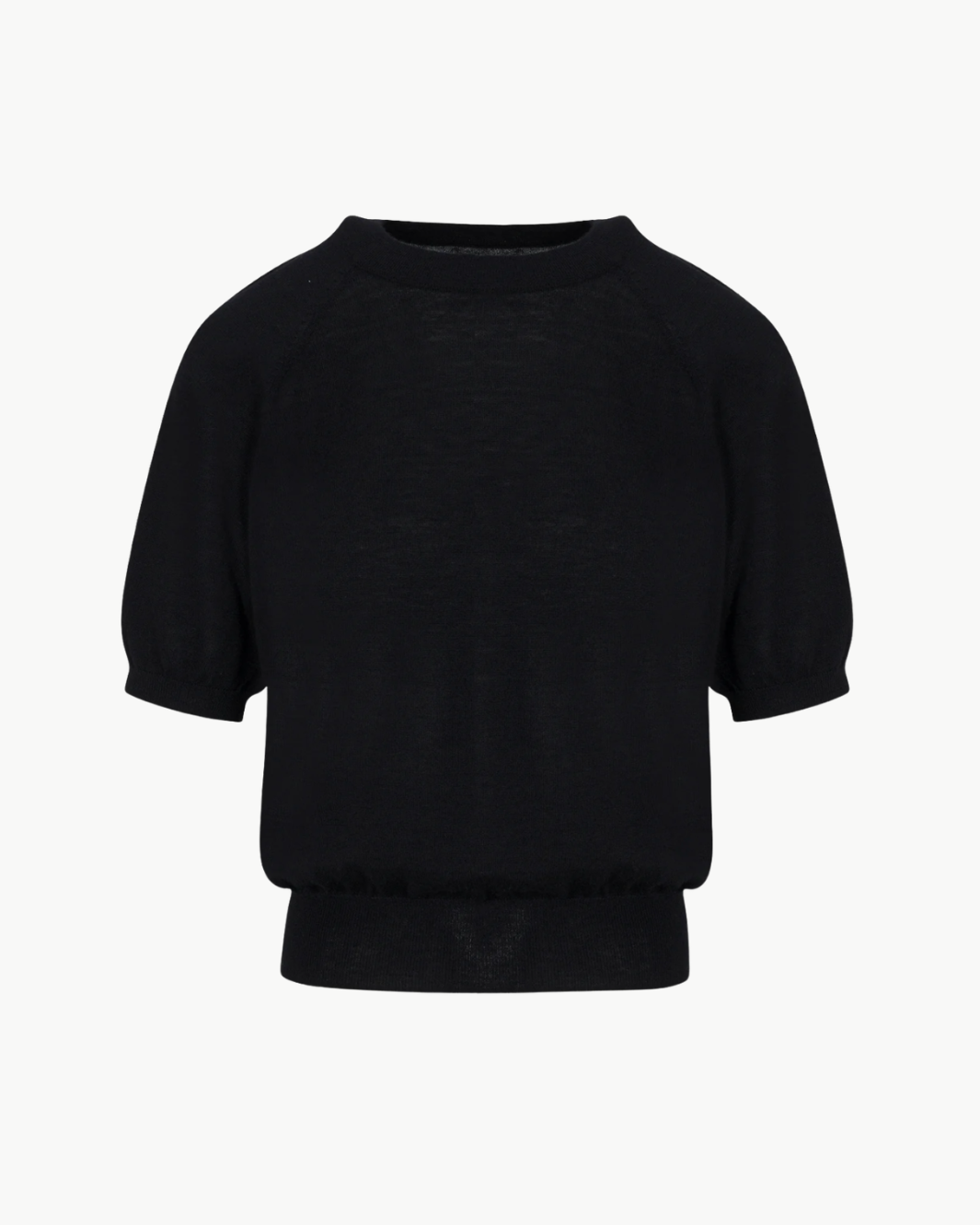 SPRWMN CASHMERE SHORT SLEEVE RAGLAN SWEATER at Romi Boutique