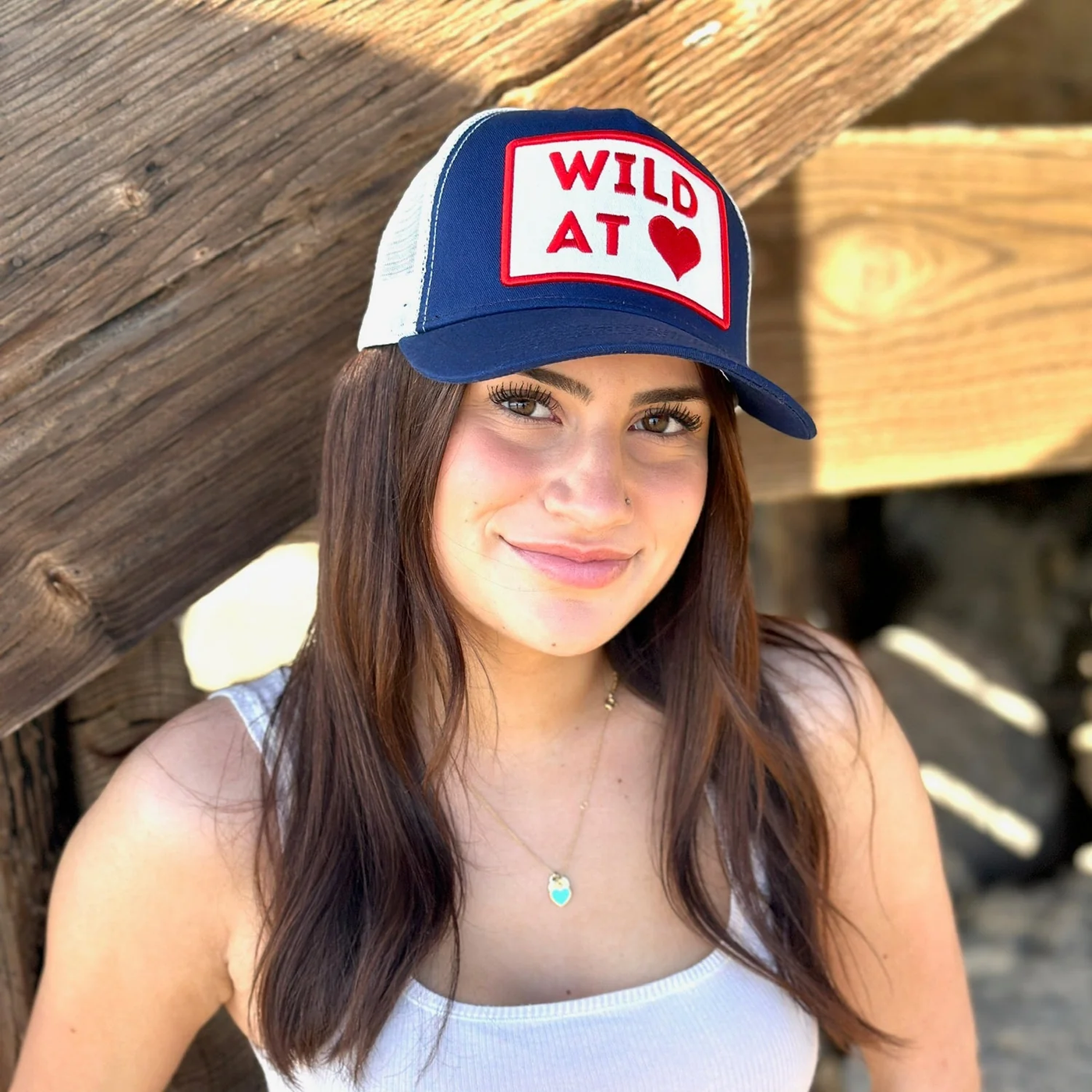 WILD AT HEART TRUCKER IN NAVY