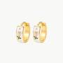 Eloise Tea Cup Hoops