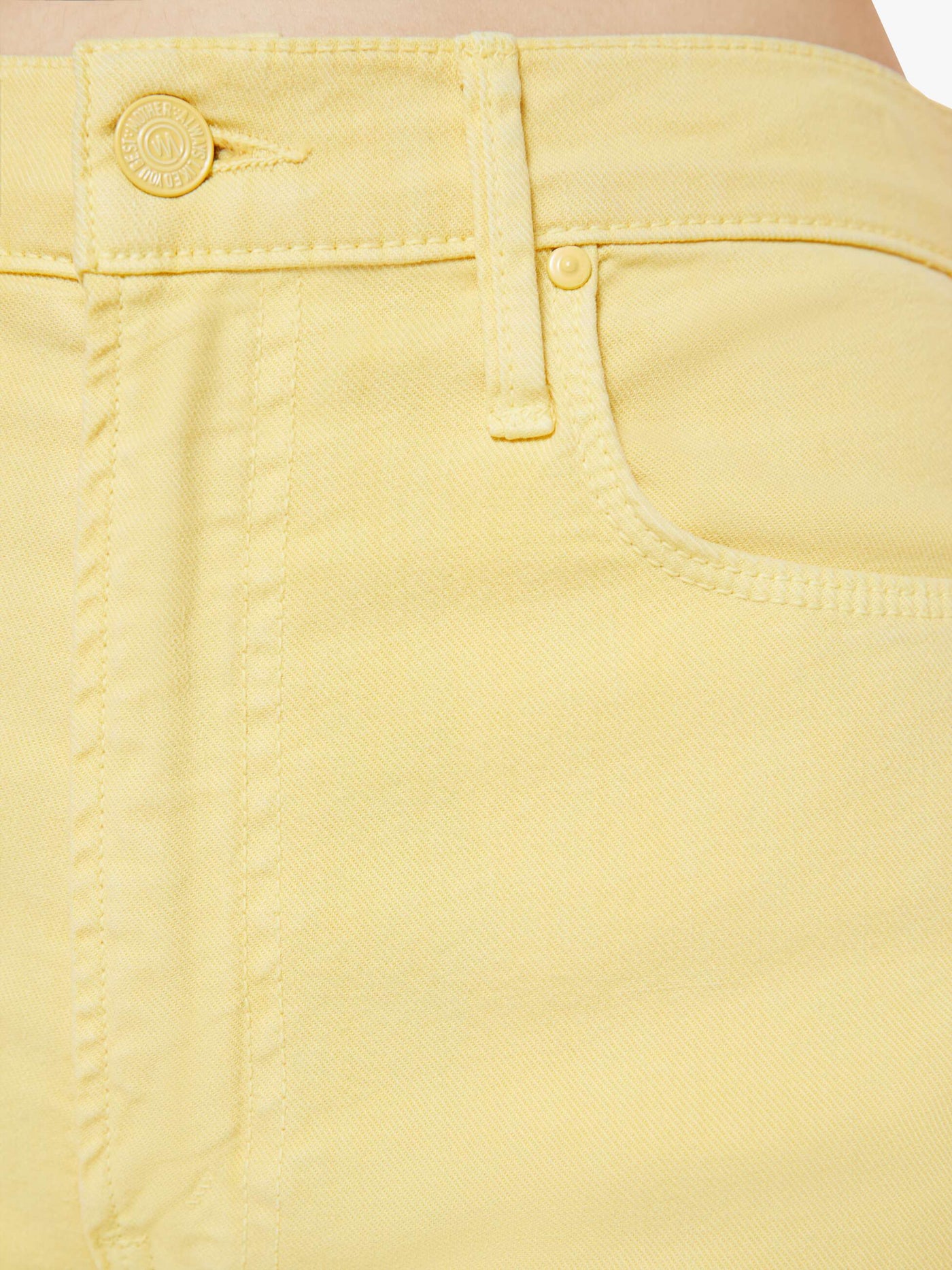 THE MAVEN WIDE HEM ANKLE IN CHALK IT UP SUNSHINE