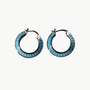 Native Gem Razor Edge Hoop Earrings at Romi Boutique