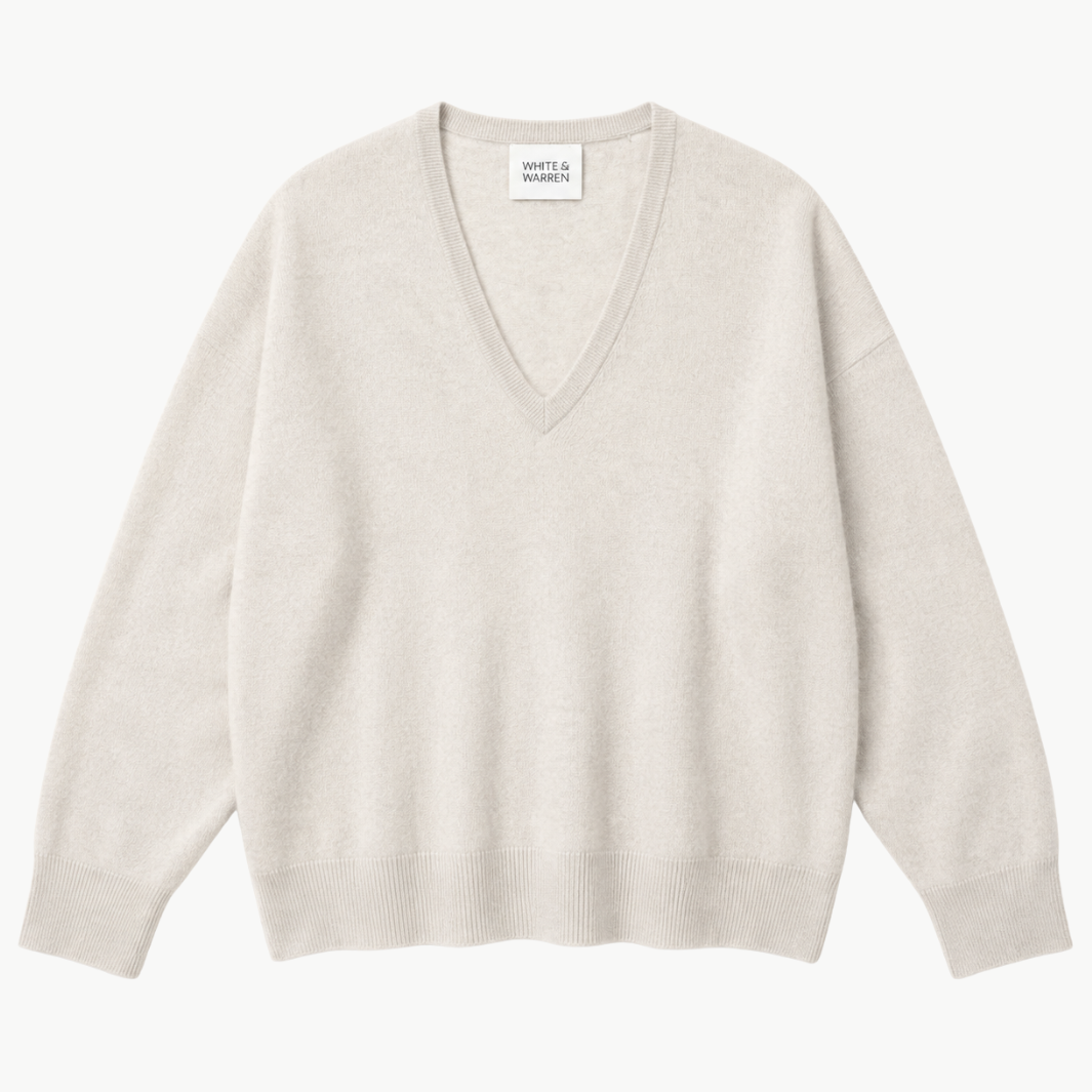 Cashmere Scoop Sweater