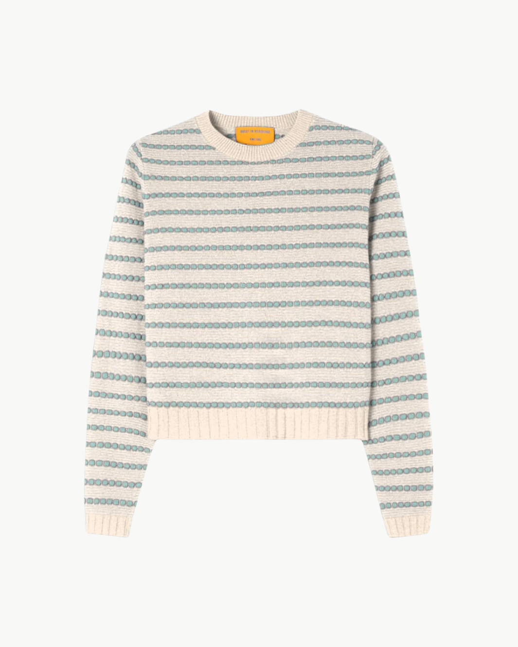 Pebble Stripe Shrunken Crew