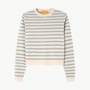 Pebble Stripe Shrunken Crew