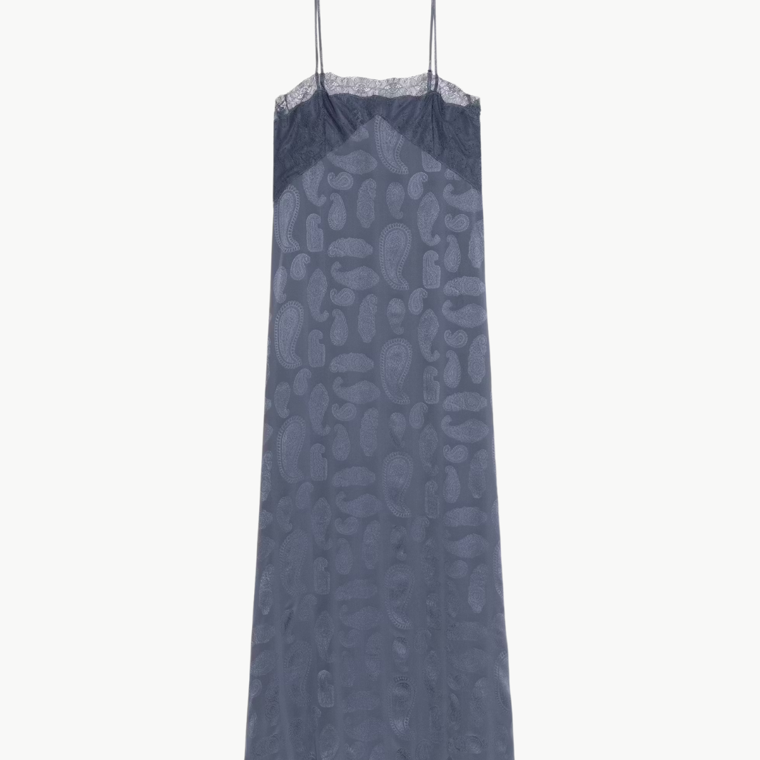 Zadig & Voltaire RIDAR SILK DRESS at Romi Boutique