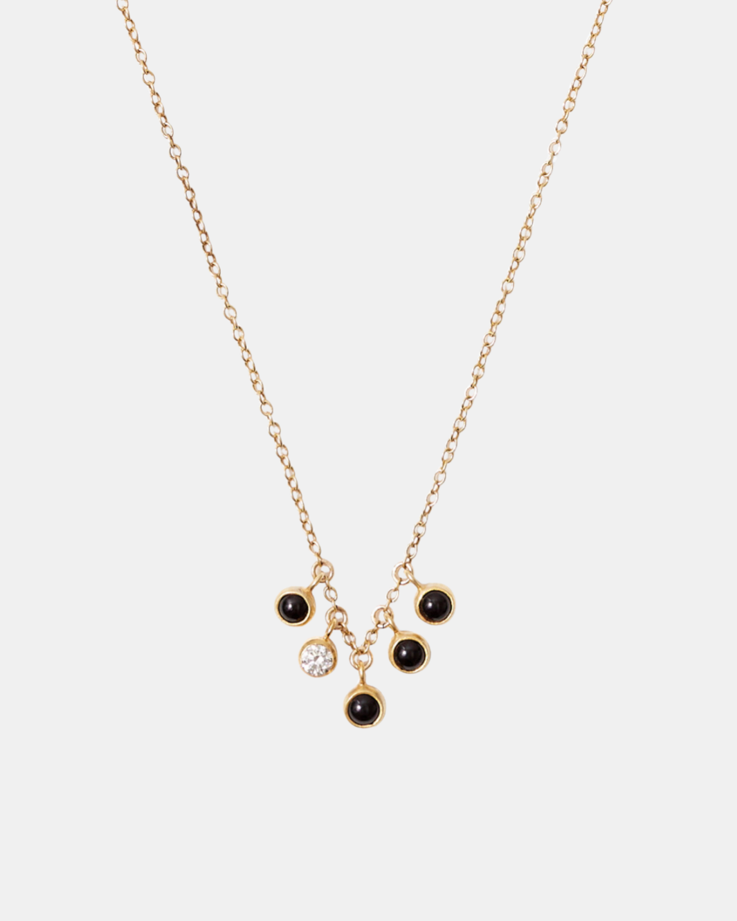 MOONLIGHT NECKLACE ONYX MIX