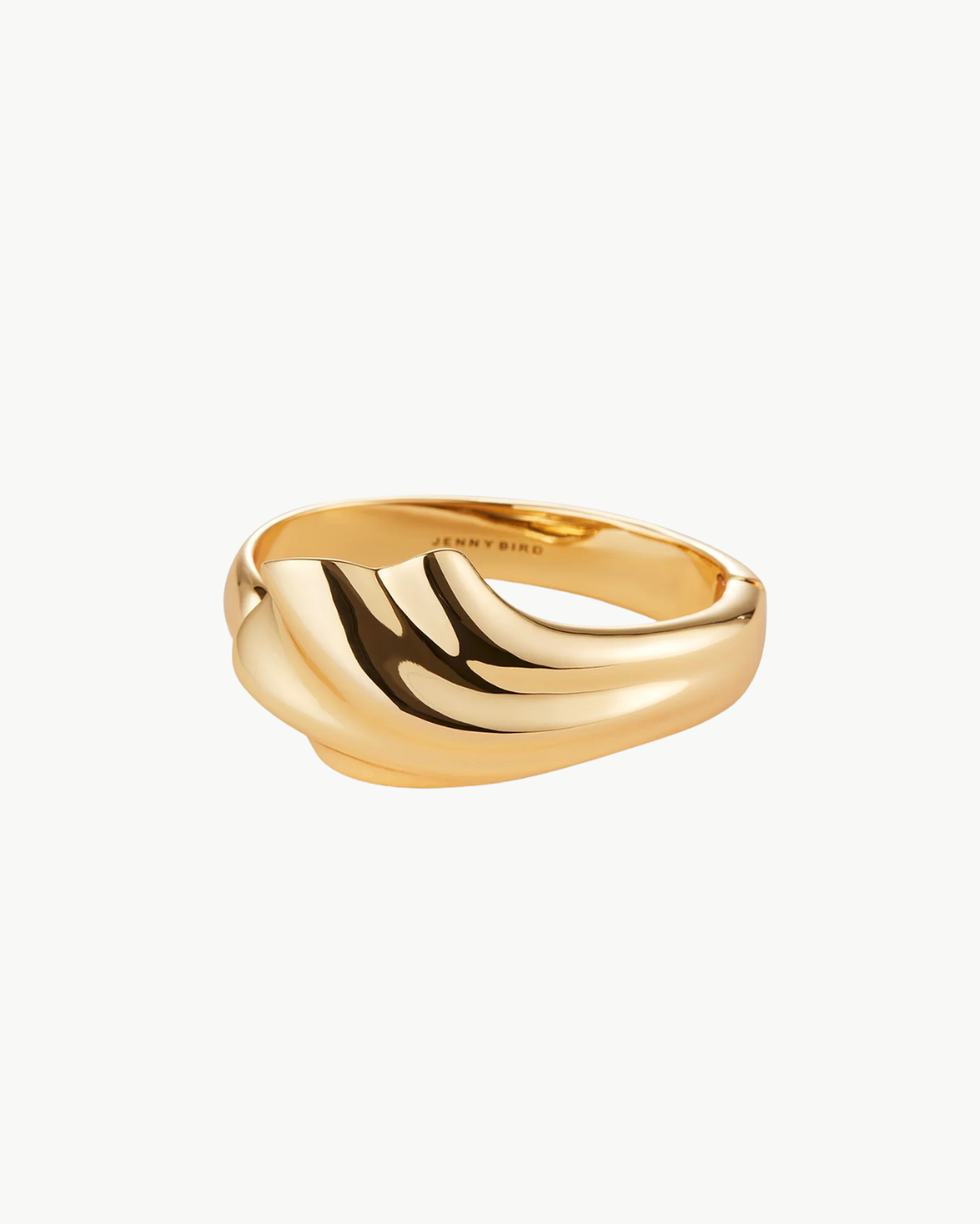 Jenny Bird LYDIA CUFF IN HIGH POLISH GOLD at Romi Boutique