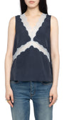 Zadig & Voltaire TASAO SILK CAMISOLE at Romi Boutique