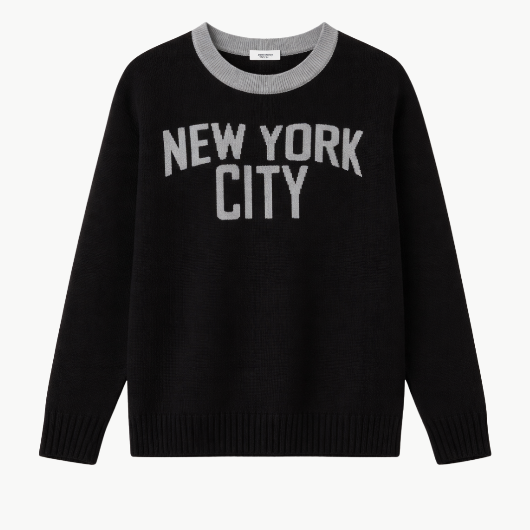 Minnie Rose CASHMERE NEW YORK CITY CREW at Romi Boutique