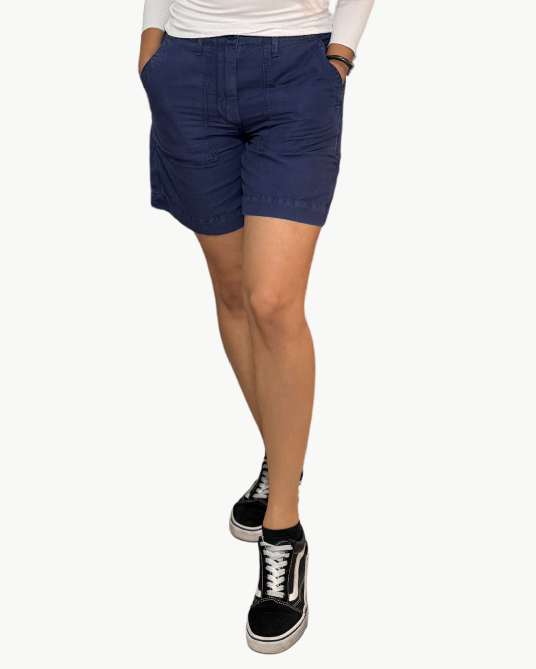 SANTOS WOVEN SHORT IN INDIGO