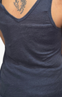 Hartford TOSHIO KNIT TANK IN GRAPHITE at Romi Boutique