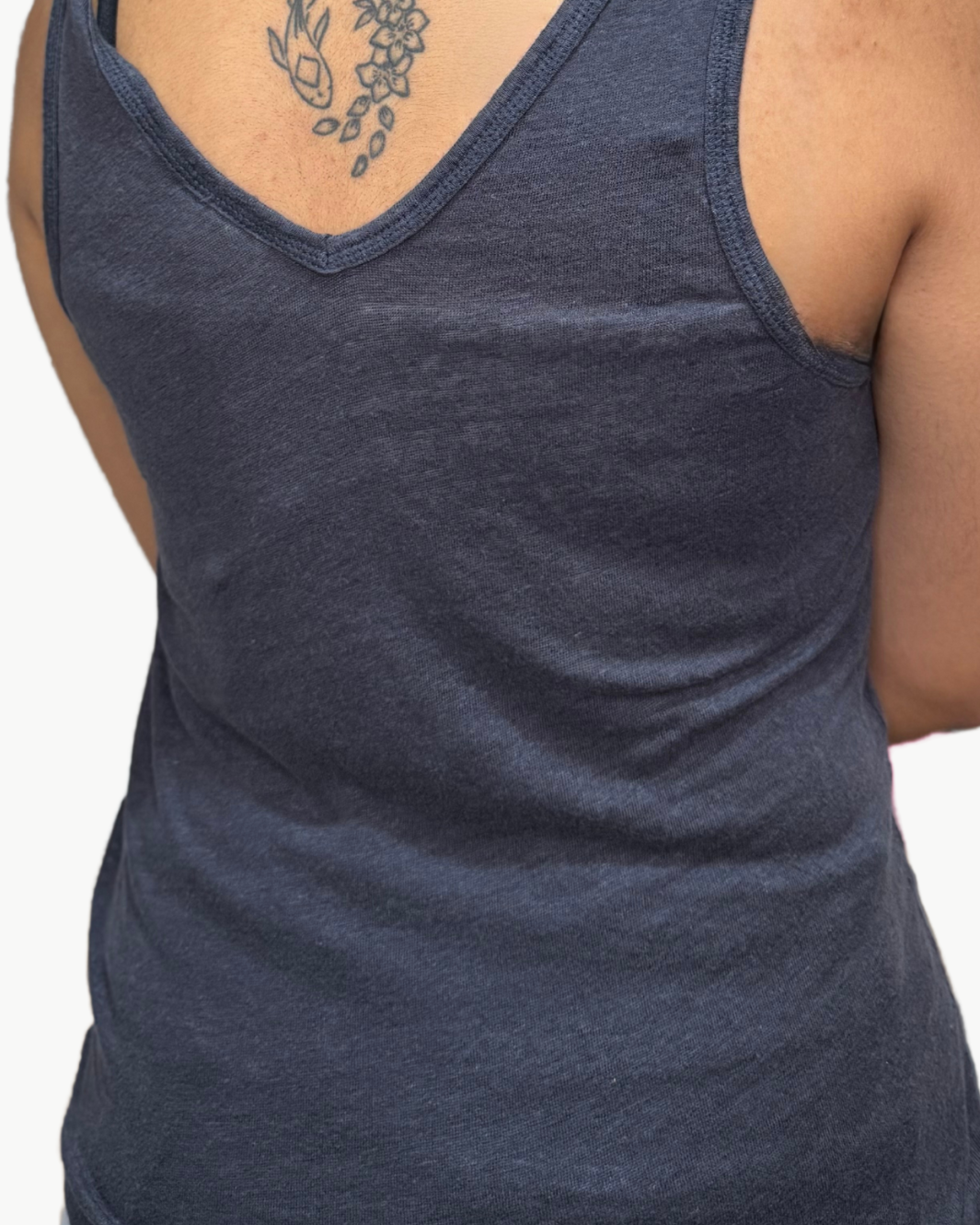 TOSHIO KNIT TANK IN GRAPHITE - Romi Boutique