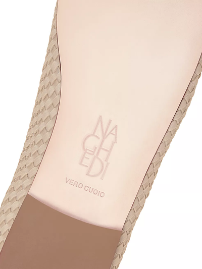NOMAD BALLET FLAT IN ECRU