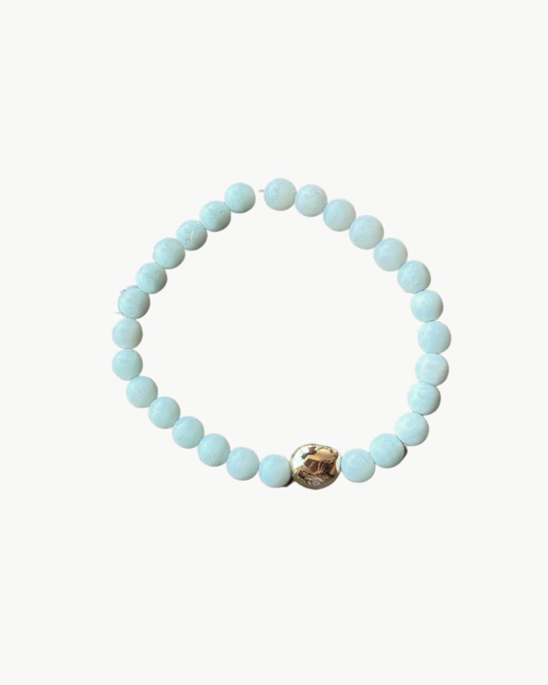 CHARM BRACELET IN PALE BLUE