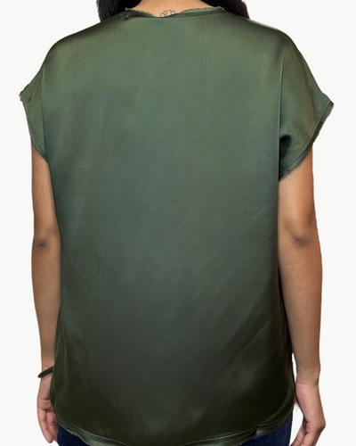 GO RAW REVISITED TEE LUXE IN LEAF