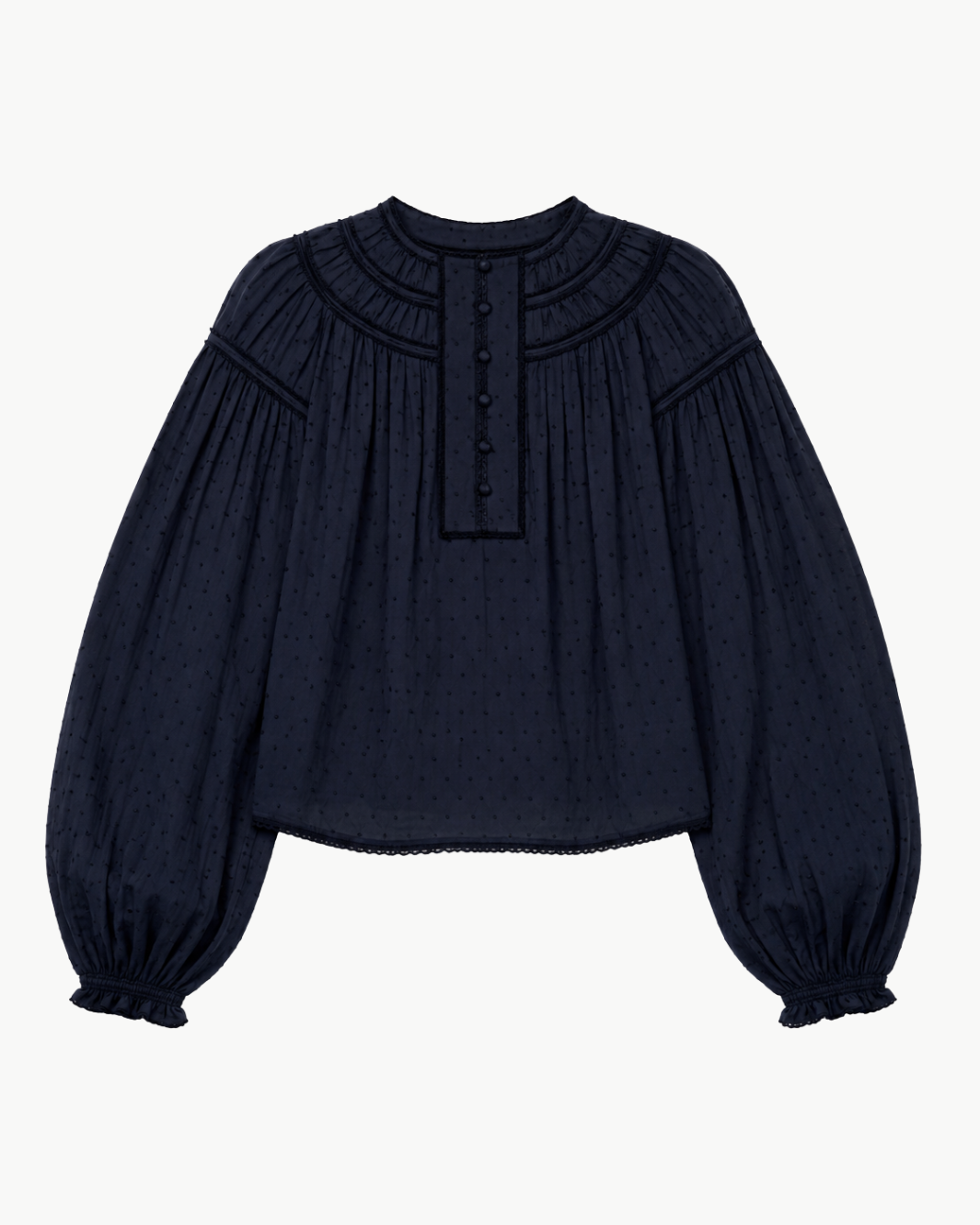 Klara Long Sleeve Cotton Blouse