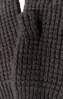 Autumn Cashmere THERMAL FINGERLESS GLOVES IN MULCH at Romi Boutique