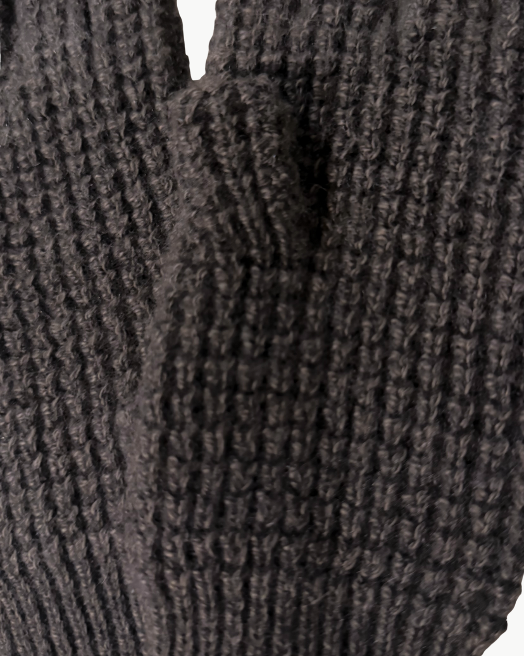 Autumn Cashmere THERMAL FINGERLESS GLOVES IN MULCH at Romi Boutique
