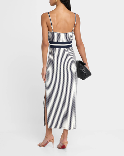 HOLLIS DRESS IN SPRING NAVY