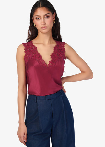 OLA CAMISOLE IN SNAPDRAGON