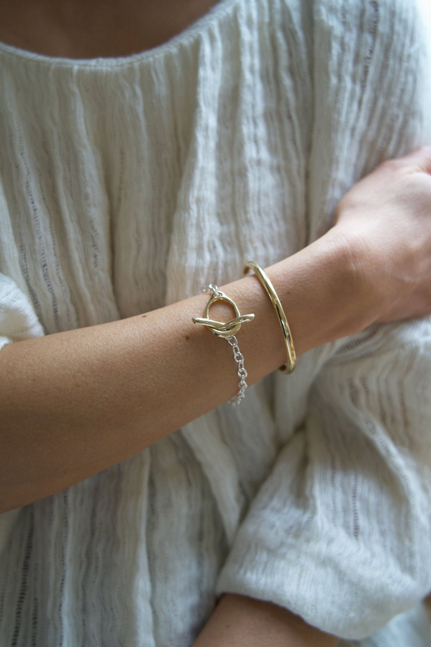 CERES BRACELET IN BRASS - Romi Boutique