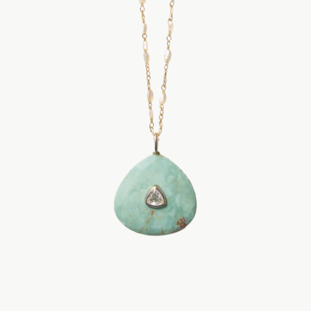 Native Gem AMULET NECKLACE at Romi Boutique