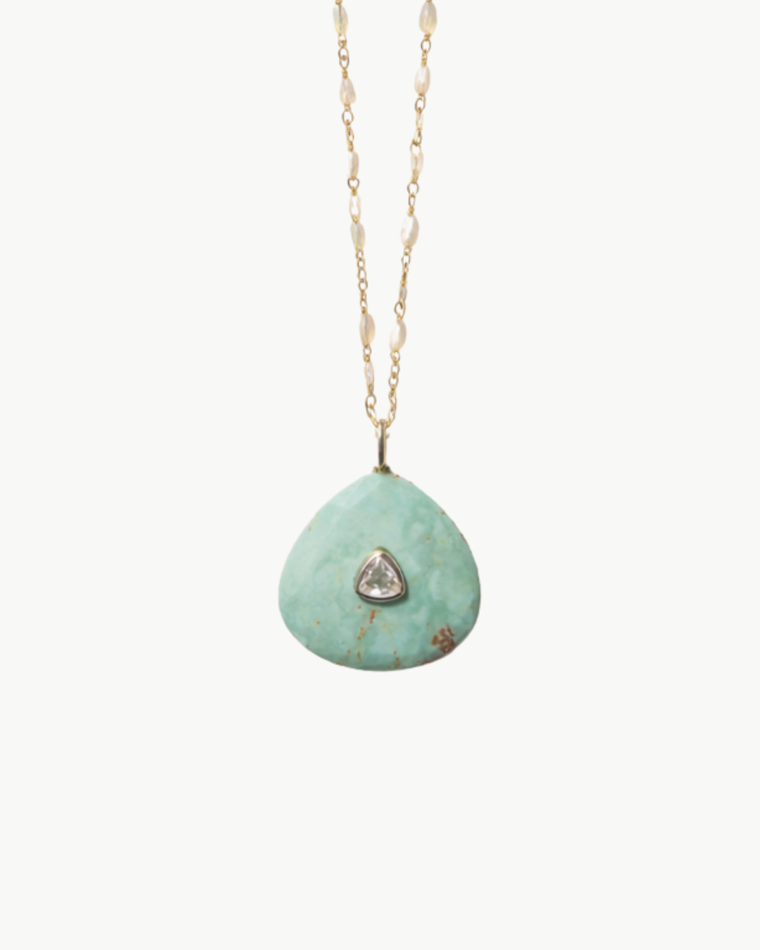 Native Gem AMULET NECKLACE at Romi Boutique
