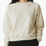I Stole My Boyfriend's Shirt "LOVE" CREW SWEATSHIRT IN COCONUT MILK at Romi Boutique