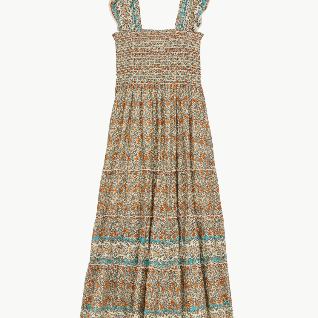 Mabe Jaci Print Maxi Dress at Romi Boutique