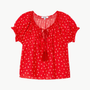 Re/Done Katie Embroidered Top at Romi Boutique