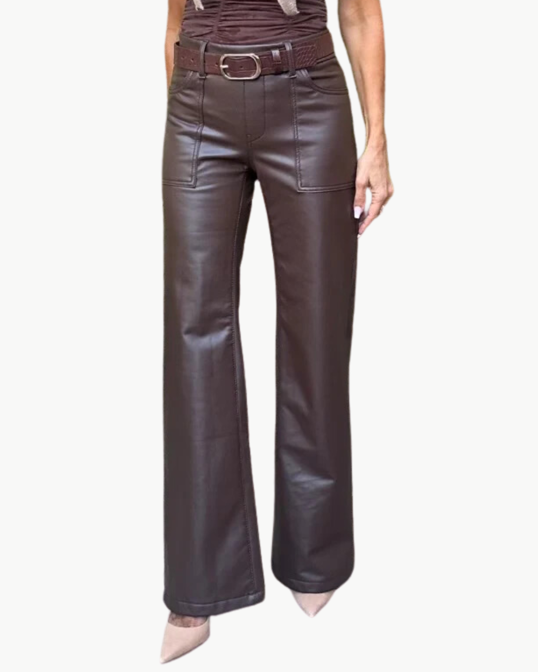 Bevy Flog Christine Vegan Pant at Romi Boutique