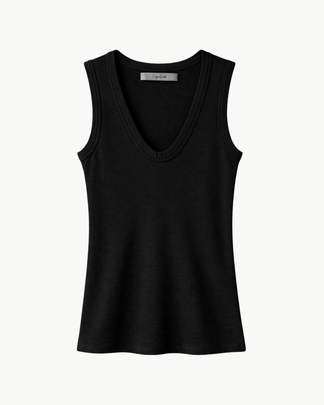 Enza Costa TEXTURED RIB SLEEVELESS U at Romi Boutique