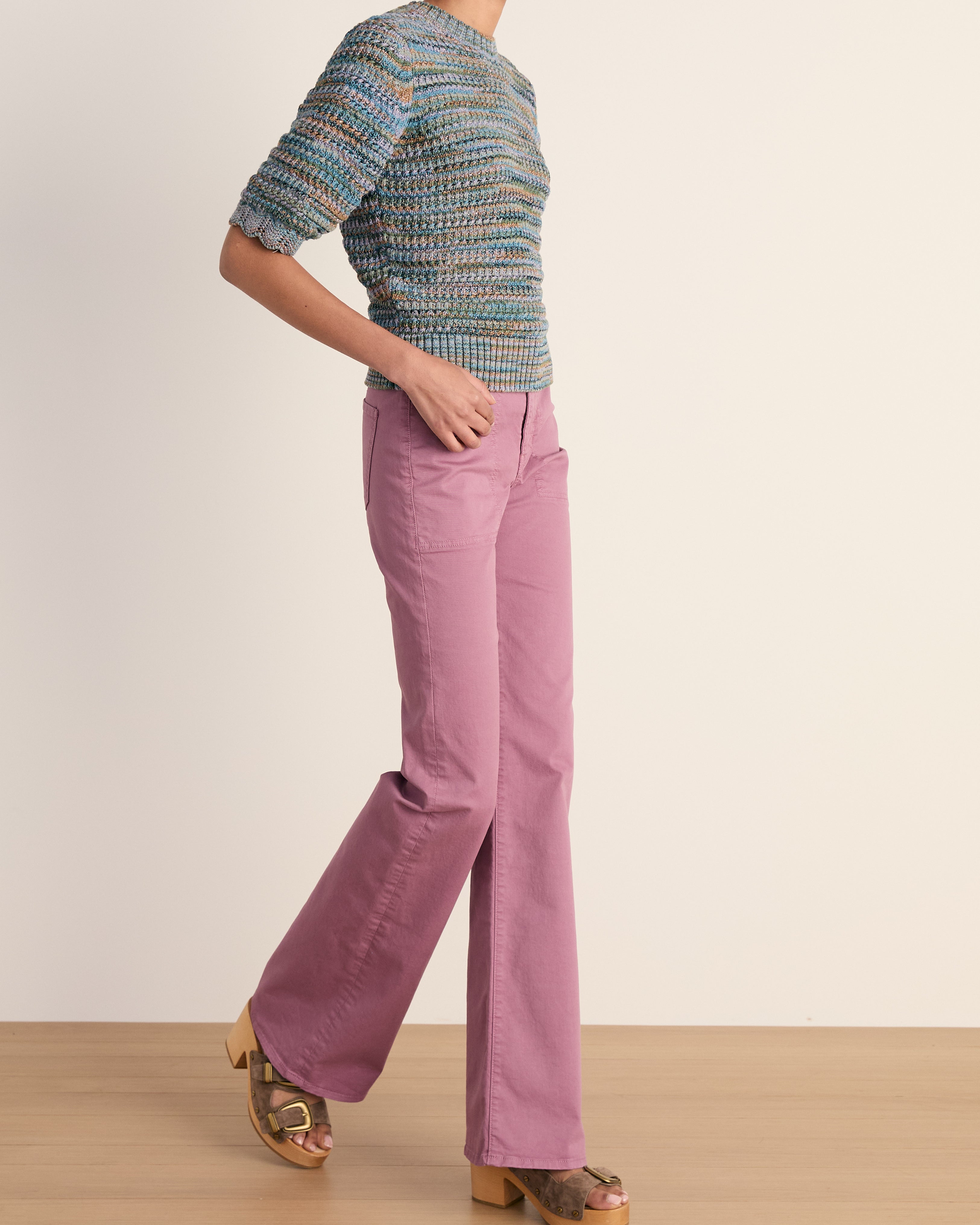 Veronica Beard Crosbie High Rise Wide Leg at Romi Boutique