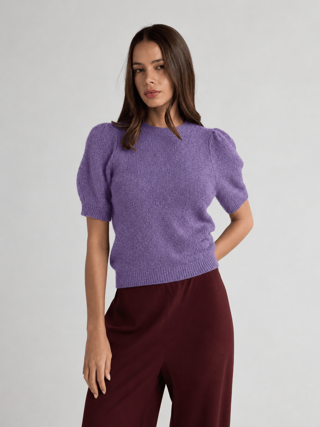 W.Cashmere Ysella Short Sleeves Sweater at Romi Boutique