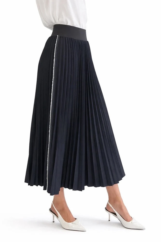 Two-Tone Denim Skirt