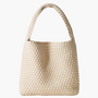 NOMAD MEDIUM HOBO IN ECRU by Naghedi - Romi Boutique
