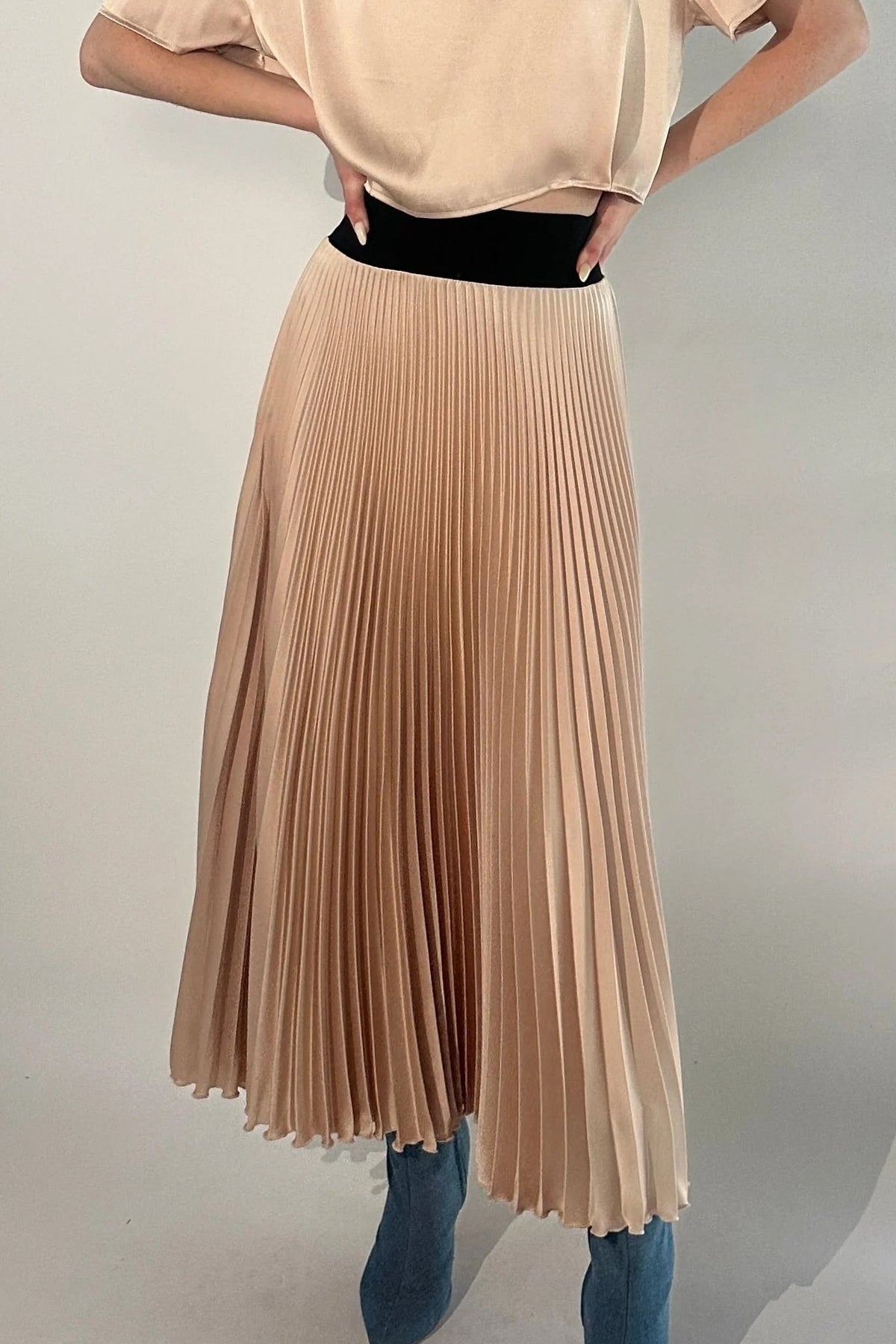 Classic Satin Skirt