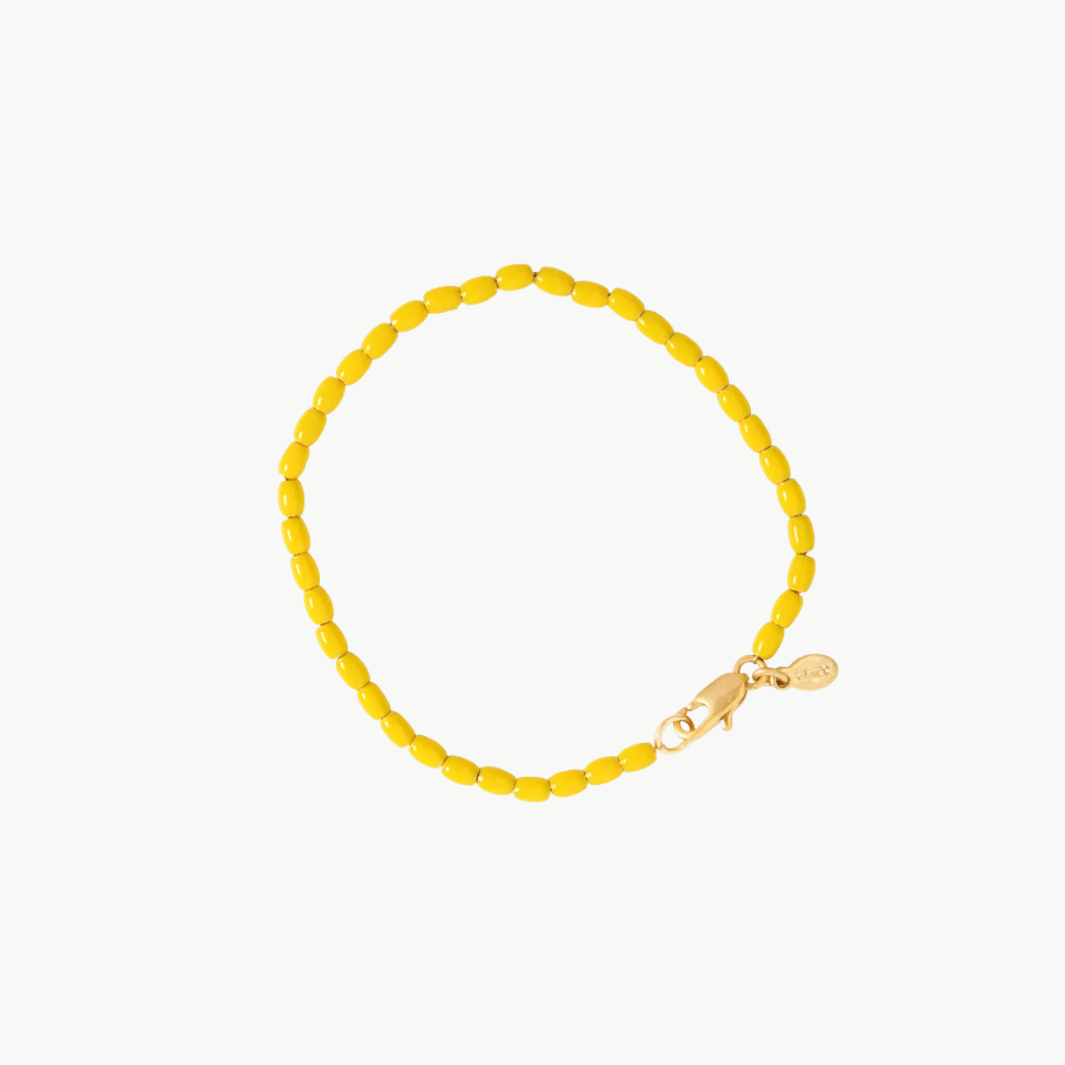 Enamel Barrel Chain Bracelet