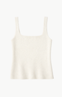 Autumn Cashmere BRUSHED SQUARE NECK TANK at Romi Boutique