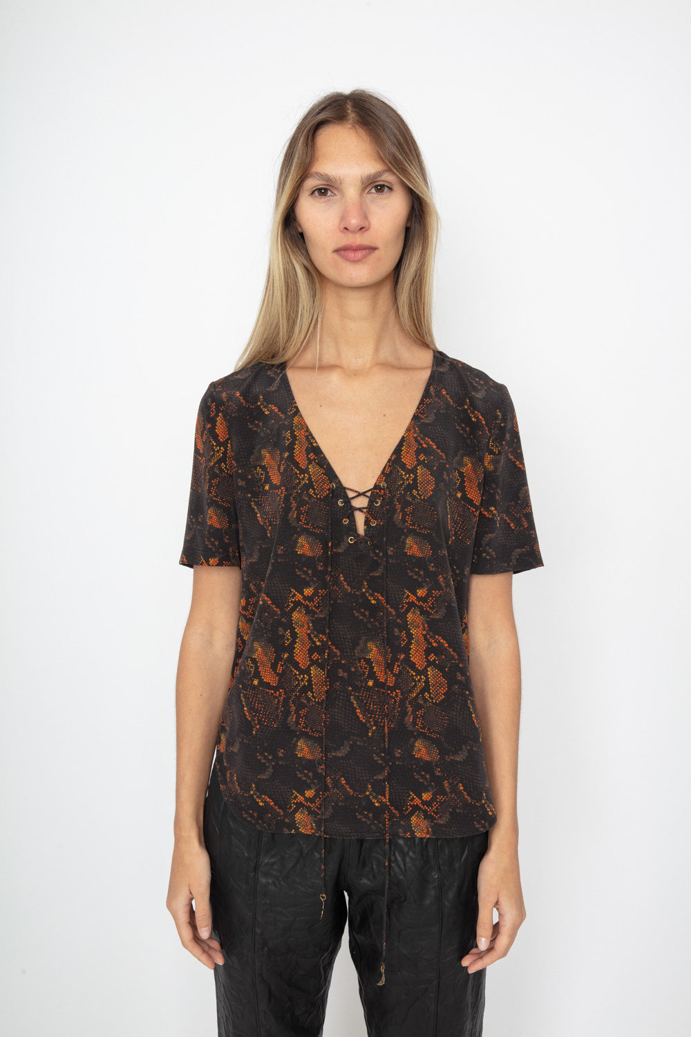 Zadig & Voltaire TERZO PYTHON TOP at Romi Boutique