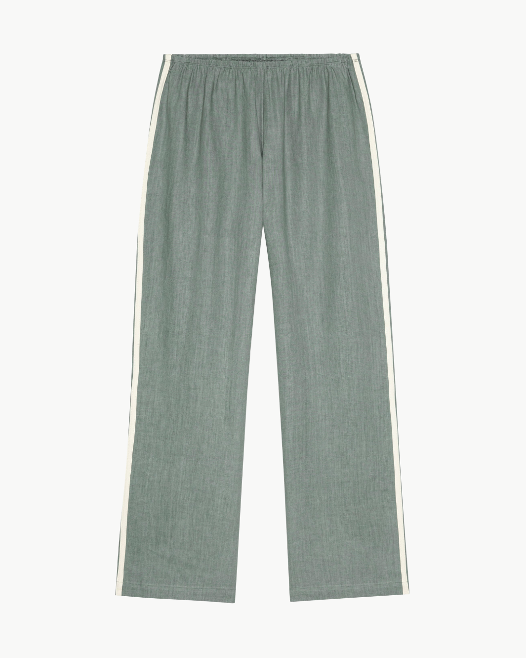 The Linen Crop Stripe Pant